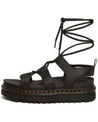 Dr. Martens - Nartilla Hydro Leather Gladiator Sandals - Lyst