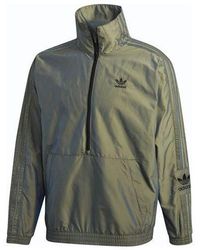 adidas - Originals Cardigan Sports Zipper Jacket Metallic - Lyst
