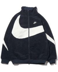 Nike - Big Swoosh Large Logo Polar Fleece Double Sided Jacket Japan Limited (asia Sizing) - Lyst
