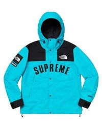 Supreme - Ss19 X The North Face Arc Logo Mountain Parka Lightblue - Lyst