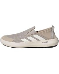 adidas - Terrex Boat Slip-On Climacool Shoes 'Chalk Semi Impact' - Lyst
