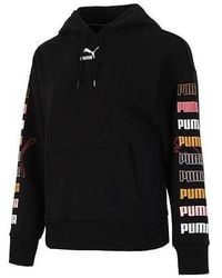 PUMA - (Wmns) Classics Graphics Hoodie - Lyst