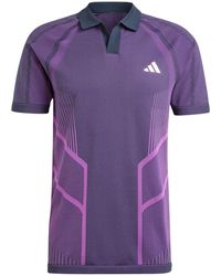 adidas - Tennis Pro Seamless Aeroready Freelift Polo Shirt Asia Sizing - Lyst