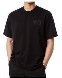 adidas - Y-3 Solid Color Casual Short Sleeve - Lyst