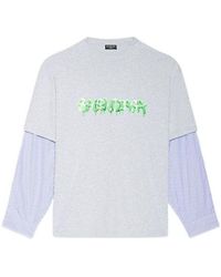 Balenciaga - Slime Logo Layered T-Shirt - Lyst