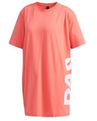 adidas - (Wmns) Side Large Alphabet Printing Short Sleeve Lens - Lyst