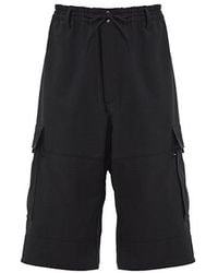 adidas - Y-3 Classic Refined Wool Stretch Cargo Shorts - Lyst