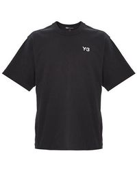 adidas - Y-3 Alphabet Logo Casual Short Sleeve T-Shirt - Lyst