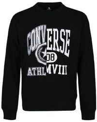 Converse - Alphabet Logo Printing Round Neck Pullover - Lyst