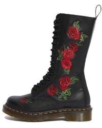 Dr. Martens - (Wmns) Dr.Martens 1914 Vonda Leather Mid Calf Boots - Lyst