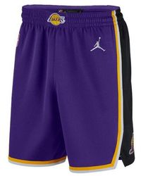 Nike - Nba Statement Edition Basketball Shorts 'Los Angeles Lakers' - Lyst