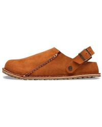 Birkenstock - Lutry Premium Suede Leather 'Mink' - Lyst