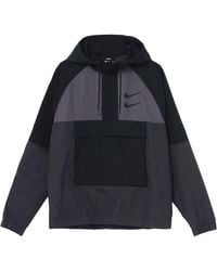 Nike - As Nsw Swoosh Jkt Wvn Nfs Casual Sports Woven Jacket Autumn - Lyst