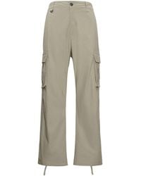 Nike - Solid Color Multiple Pockets Loose Cargo Casual Long Pants/Trousers Khaki - Lyst