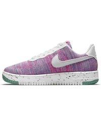 Nike - (Wmns) Air Force 1 Crater Flyknit 'Fuchsia Glow' - Lyst