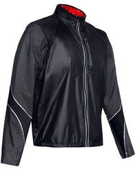 Under Armour - Run Impasse Reflect Stripe Pattern Stand Collar Long Sleeves Jacket - Lyst