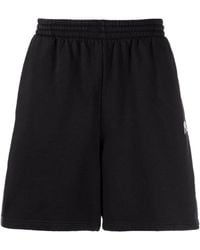 Balenciaga - Cities Paris Cotton Sweat Shorts - Lyst
