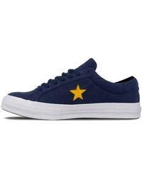 Converse - One Star Ox Retro Low Tops Casual Skateboarding Shoes Deep - Lyst