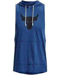 Under Armour - Project Rock Bsr Bull Sleeveless Hoodie - Lyst