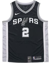2-Kawhi Leonard San Antonio Spurs Jersey Black - Icon Edition