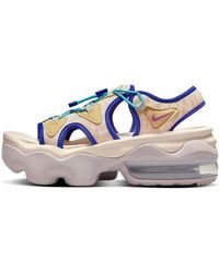 Nike - Air Max Koko Thick Sole Casual Fashion Sports Gray Blue Sandals - Lyst