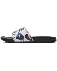 Nike - Benassi Jdi Slide 'Swoosh Print' - Lyst