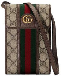 Gucci - Ophidia Mini-sized Single-shoulder Bag Brown - Lyst