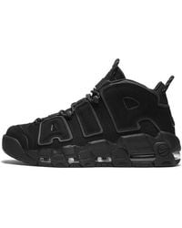 Nike - Air More Uptempo 720 Qs 'triple Black' - Lyst
