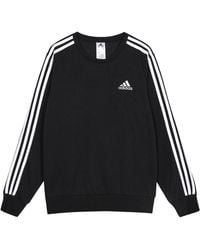 adidas - Sports Round Neck Loose Long Sleeves Pullover - Lyst