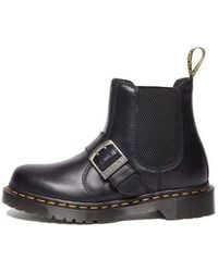 Dr. Martens - Dr.Martens 2976 Buckle Pull Up Leather Chelsea Boots Pull Up' - Lyst