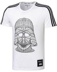 adidas - Neo M Sw Tee 5 Reflective Printing Round Neck Short Sleeve - Lyst