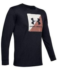 Under Armour - Boxed Sportstyle Half Long-Sleeve T-Shirt - Lyst
