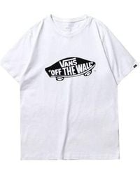 Vans - Off The Wall Classic Printing Short Sleeve Couple Style - Lyst