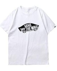 Vans - Off The Wall Classic Printing Short Sleeve Couple Style - Lyst