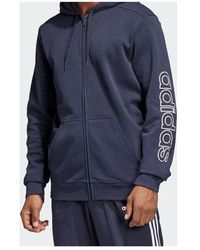 adidas - Sports Stylish Hooded Knit Jacket - Lyst