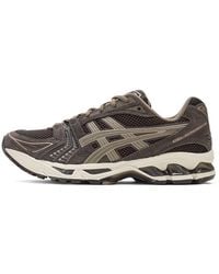 Asics - Gel-kayano 14 Leather And Mesh Mid-top Trainers - Lyst