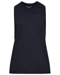 Under Armour - Sportstyle Left Chest Cut-Off Tank Top - Lyst