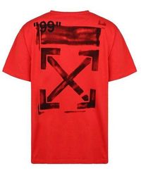 Off-White c/o Virgil Abloh - Ss19 Crew Neck Street Style Plain Cotton Short Sleeves - Lyst