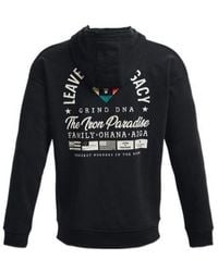Under Armour - Project Rock Heavyweight Terry Full-Zip Hoodie - Lyst