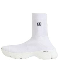Balenciaga - Speed 3.0 Monocolor Sneakers 'Recycled Off' - Lyst