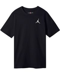 Nike - Jumpman Logo Embroidered Sports Round Neck Short Sleeve - Lyst