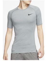 Nike - Pro Training Tight Short Sleeve - Lyst