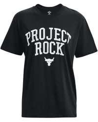 Under Armour - Project Rock Heavyweight Campus T-shirt - Lyst