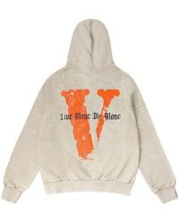 Vlone(GOAT) - Live Alone Die Alone Hoodie 'Wheat' - Lyst