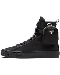 Prada - (Wmns) Wheel Re-Nylon Hight Sneakers - Lyst