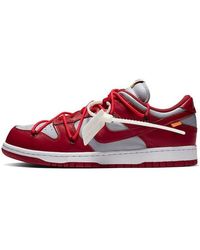 Nike - X Off- Dunk Low 'University' - Lyst