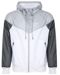 Nike - Sports Windproof Colorblock Hooded Jacket - Lyst