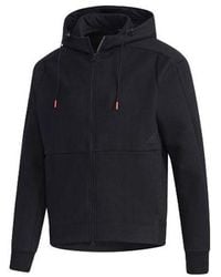 adidas - Tech Heavy Track Top Fab Sports Windproof Hooded Jacket - Lyst