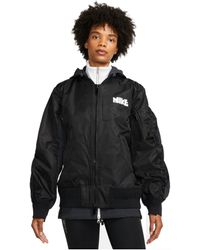 Nike - (Wmns) X Sacai Layered Bomber Jacket - Lyst