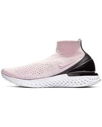 Nike - Rise React Flyknit Running Shoe - Lyst